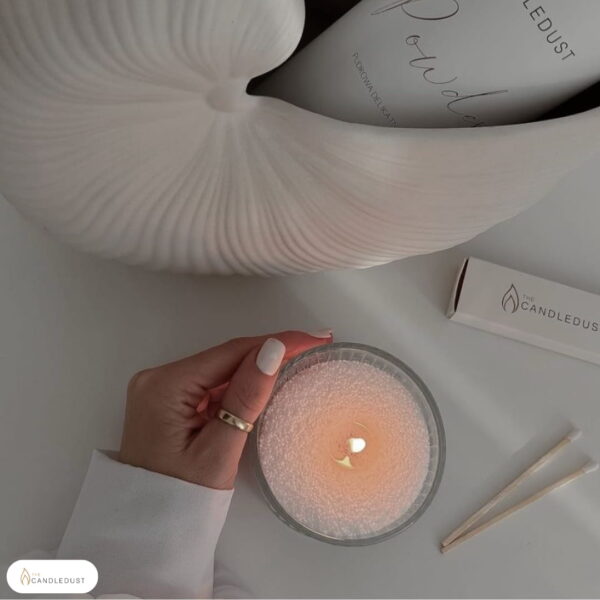 Powdered Candle - Unscented - Image 4