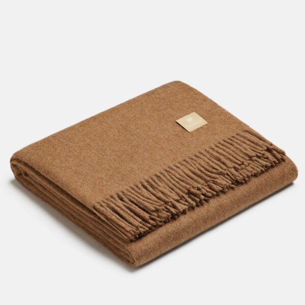 Natural Alpaca Wool Throw - Classic - Image 3