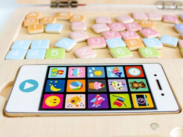 Wooden Laptop/Tablet + Phone Set - Image 2