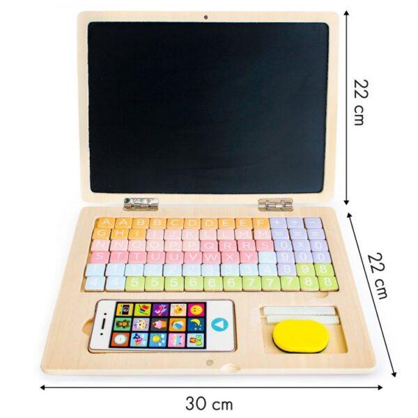 Wooden Laptop/Tablet + Phone Set - Image 3
