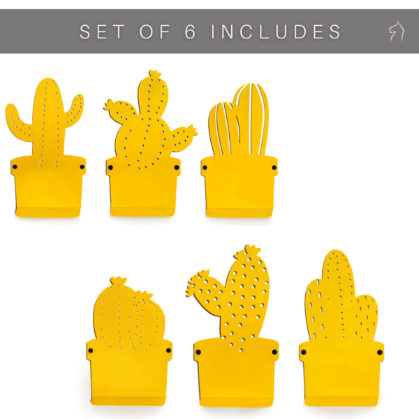 Cactus Hangers - Set of 6 - Image 3