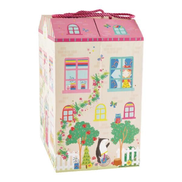 Spielbox mit Holzteilen – Regenbogenfee