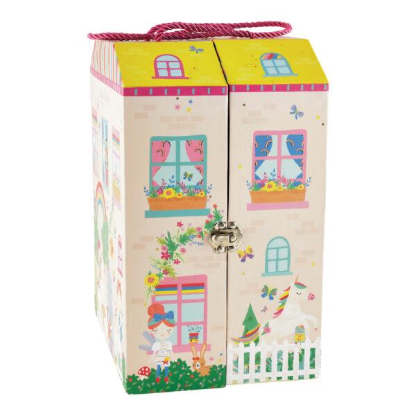 Spielbox mit Holzteilen – Regenbogenfee – Bild 2