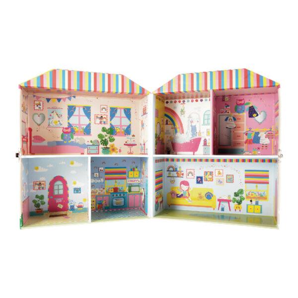 Spielbox mit Holzteilen – Regenbogenfee – Bild 3