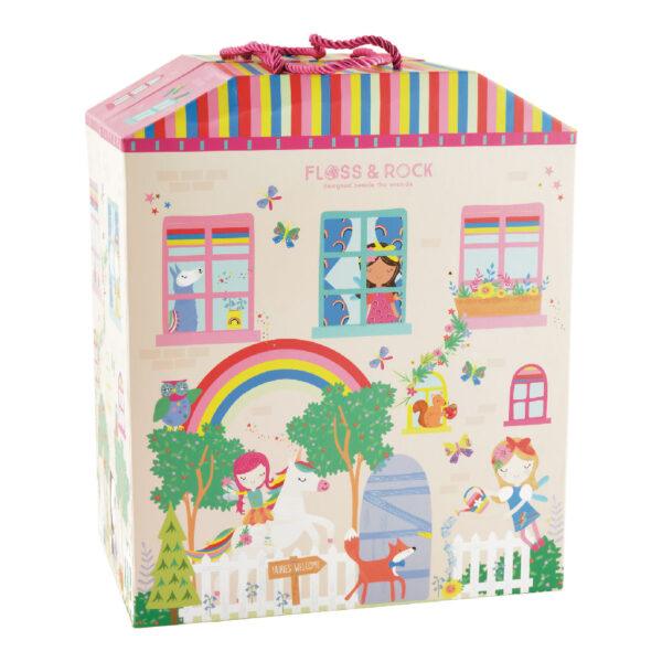 Spielbox mit Holzteilen – Regenbogenfee – Bild 4