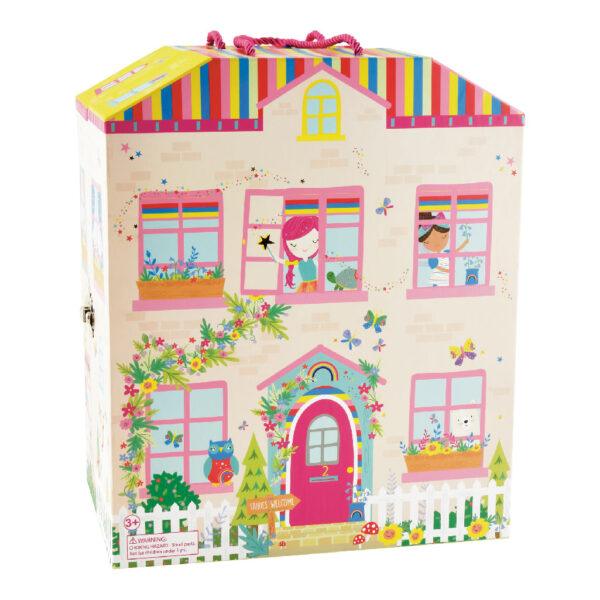 Spielbox mit Holzteilen – Regenbogenfee – Bild 6