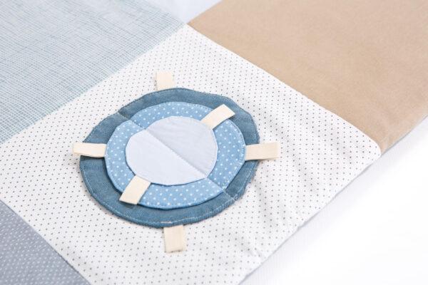 Small baby activity mat, 100x100 cm - Blue - Image 2