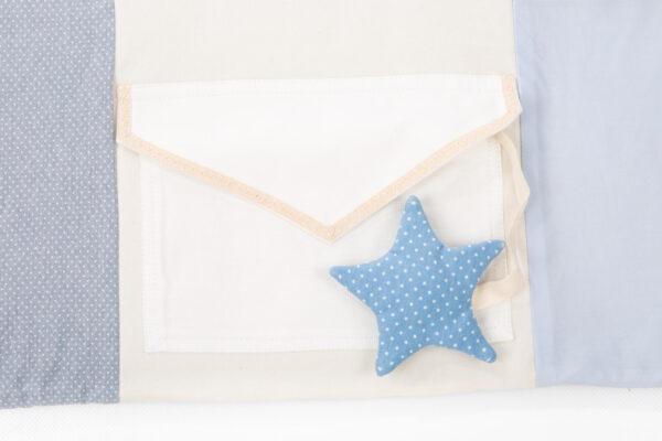 Small baby activity mat, 100x100 cm - Blue - Image 4