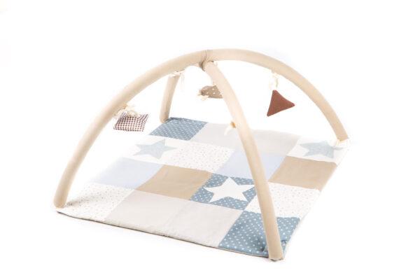 Small baby activity mat, 80x80 cm - Blue - Image 3