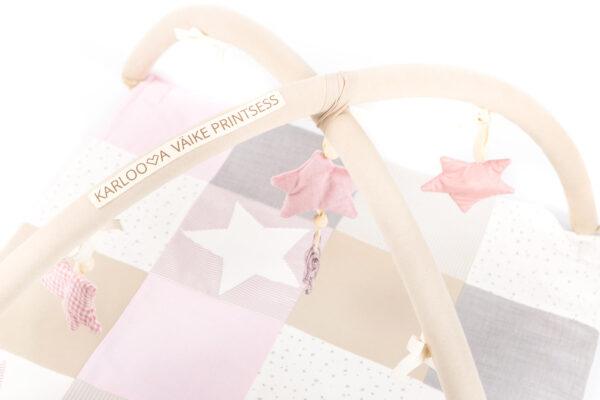 Small baby activity mat, 80x80 cm - Pink - Image 3