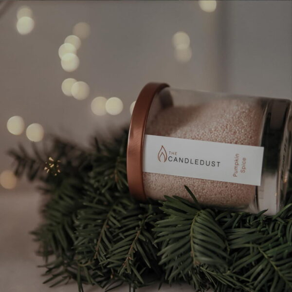 Powdered Candle in Glass - Dark Honey 160g - Image 2