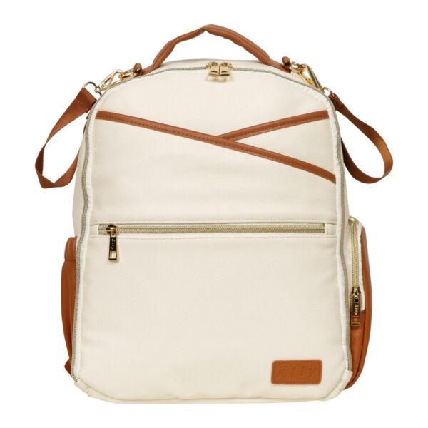 Kleiner Wickelrucksack – Cappuccino – Bild 3
