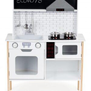 Wooden Play Kitchen with Sound and Light