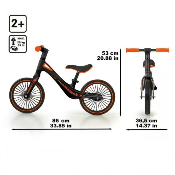 Lightweight Sporty Balance Bike for Toddlers - Image 3