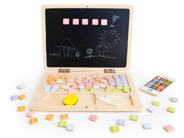 Wooden Laptop/Tablet + Phone Set - Image 5