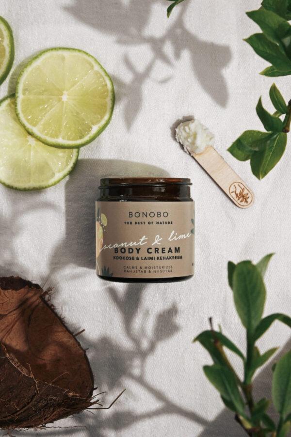 Coconut and Lime Body Cream / Calming and Moisturizing - Image 2