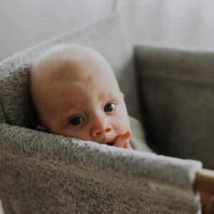 BaBi Baby Swing - Bouclé Stone Grey