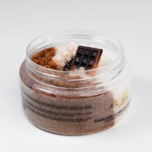 Körperpeeling Schokolade  Vanille, 300 g