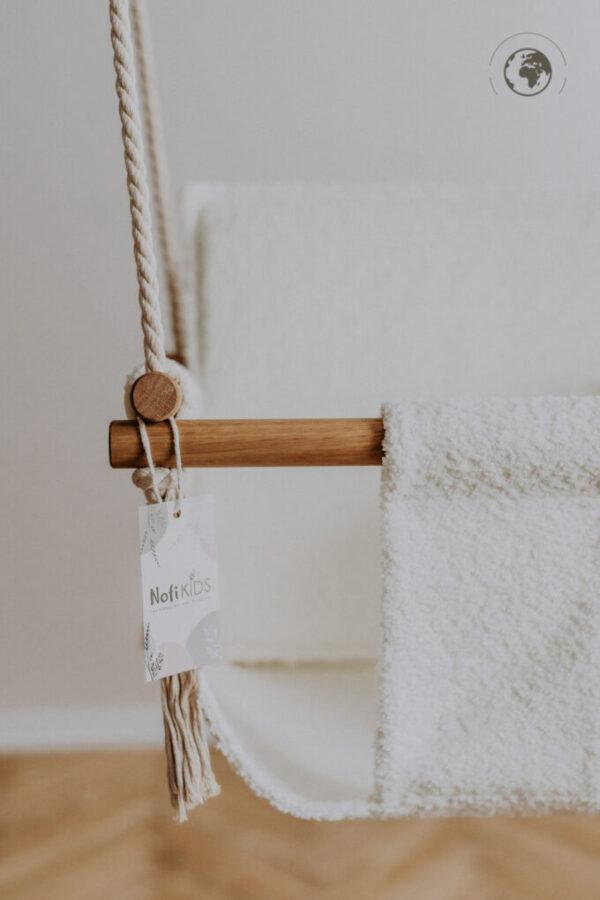 BaBi Baby Swing - Bouclé Snow White - Image 4