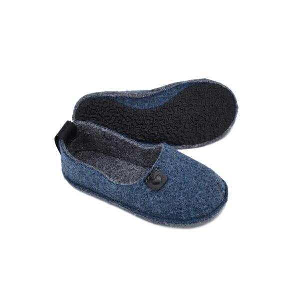 Öko-Toku Children's Slippers Made from Recycled Plastic Bottles - Blue - Image 2