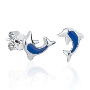 Earrings Dolphin - For Kids