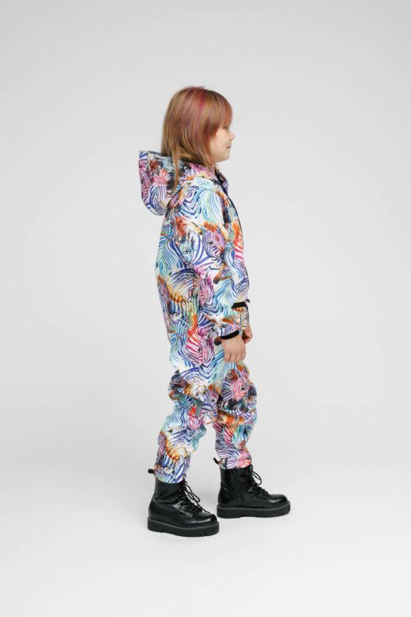 Softshell-Einteiler für Kinder – REGENBOGEN – Bild 4