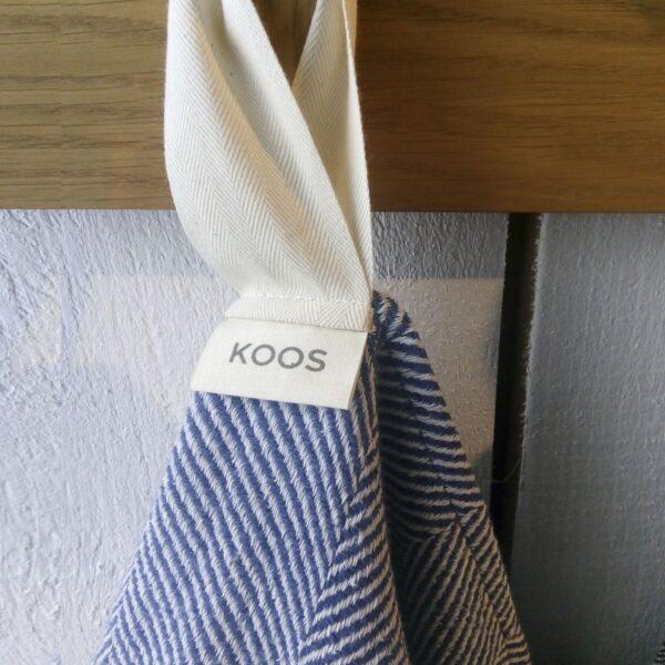 Big Linen Towel - Blue - Image 9