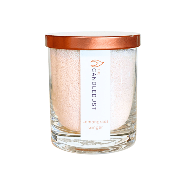 Powdered Candle in Glass – Lemongrass Ginger 160g - Image 2