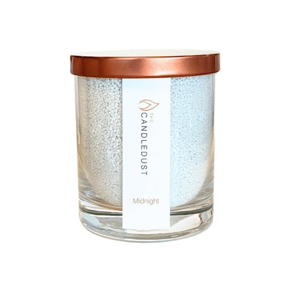 Puderkerze im Glas - Midnight 160g – Bild 2