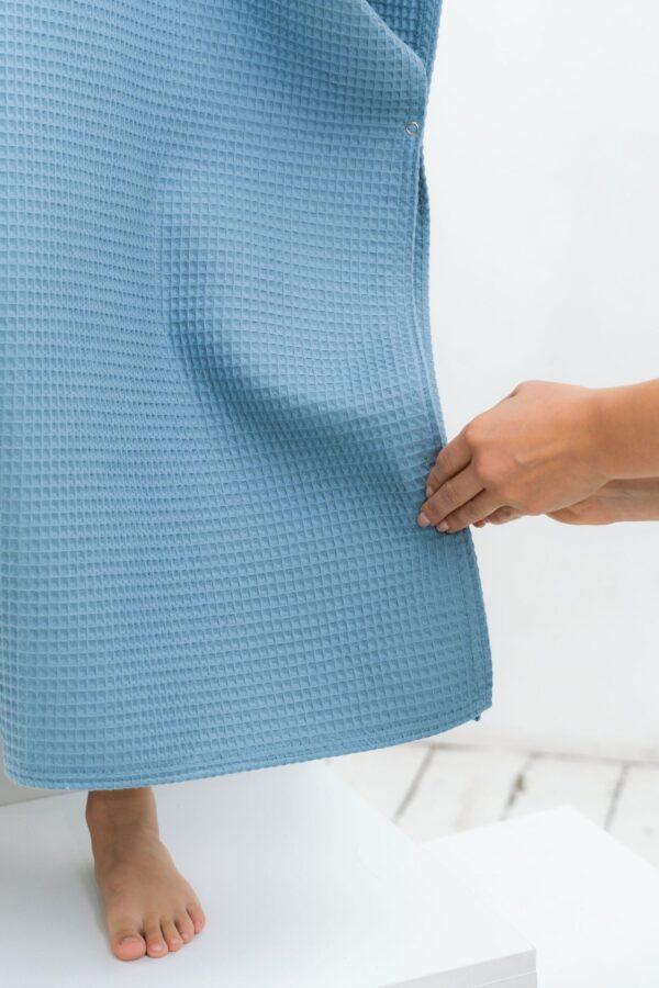 Waffle Fabric Kids' Poncho - Image 6