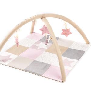 Small baby activity mat, 80x80 cm - Pink