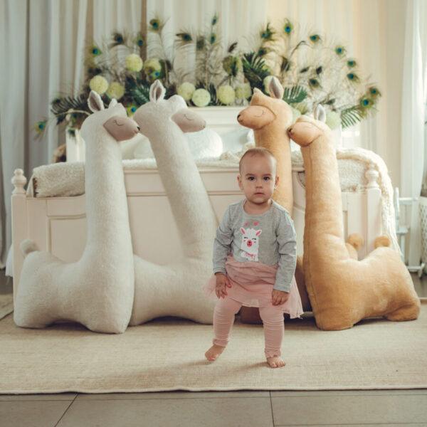 Giant Plush Toy Alpaca - Rust - Image 2