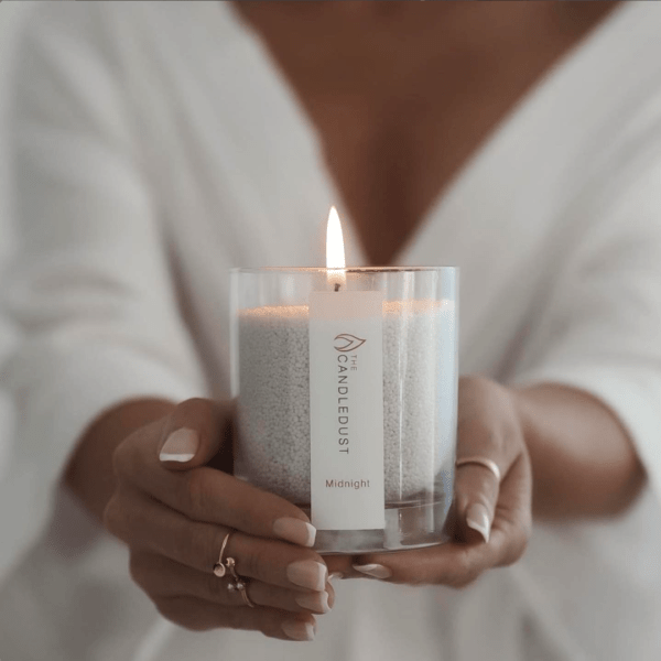 Powdered Candle in Glass - Diamond Dust 160g - Image 2