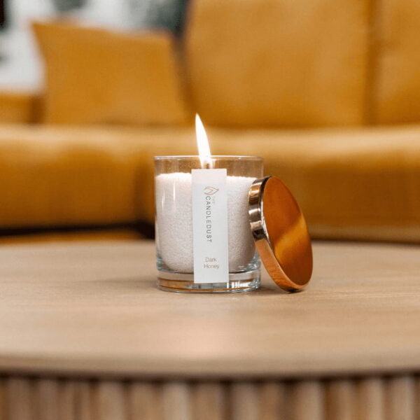 Powdered Candle in Glass – Lemongrass Ginger 160g - Image 6