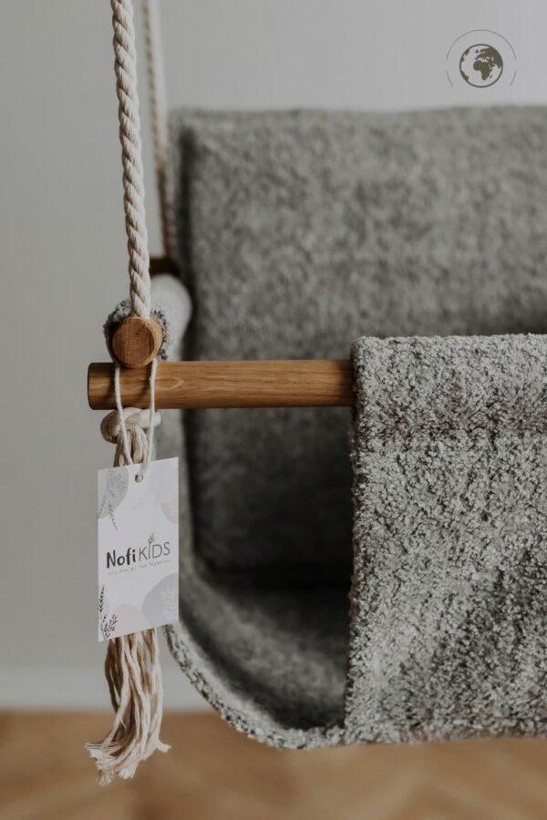 BaBi Baby Swing - Bouclé Night Grey - Image 2