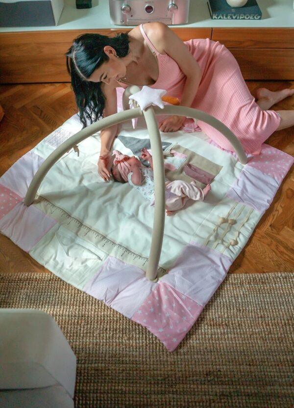 Baby Activity Mat, 120x120cm - Pink - Image 4