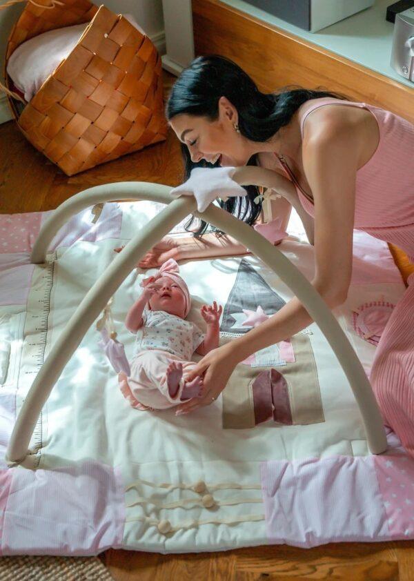 Baby Activity Mat, 120x120cm - Pink - Image 5