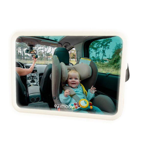 Baby-Autospiegel mit LED Pro – Bild 4