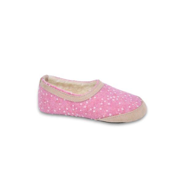 Barefoot Kids Slippers Poksa – Pink Dots - Image 4