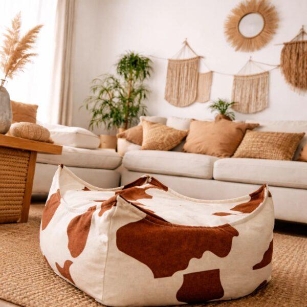 Bean Bag for Kids - Square, Cow - Image 2