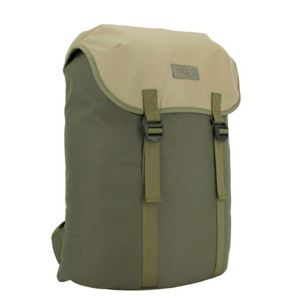 Cafe-Rucksack-mit-G-Haken-Khaki-&-Beige