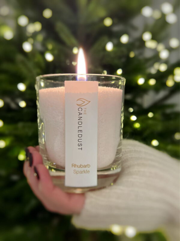 Powdered Candle in Glass – Lemongrass Ginger 160g - Image 7
