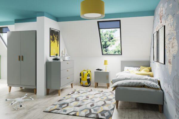 Children's Bed Kubi - Grey - Image 2
