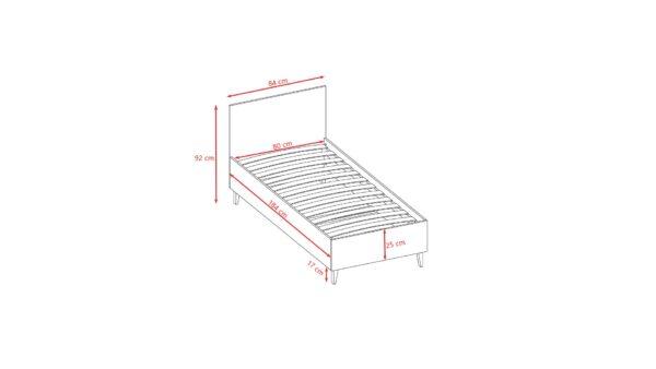 Children's Bed Kubi - Grey - Image 4