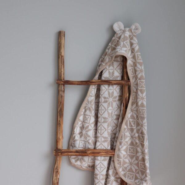 Children's Hooded Towel - Teddy - Image 2