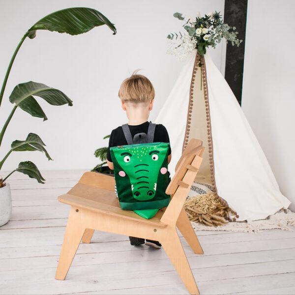 Kids backpack - Crocodile - Image 2