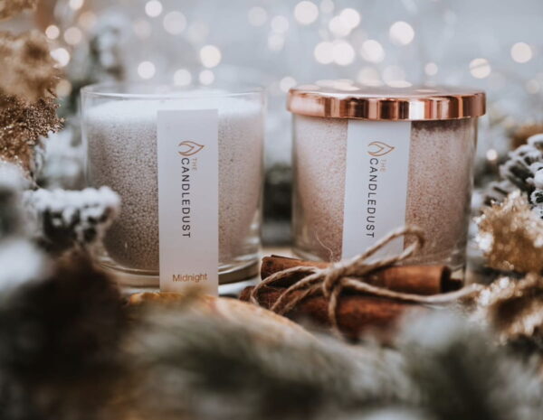 Powdered Candle in Glass – Lemongrass Ginger 160g - Image 8