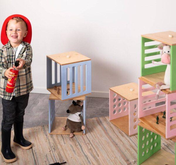 Kids Wooden Toy Storage Cube - Image 5