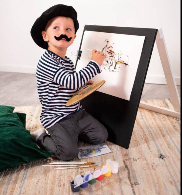 Wooden Chalkboard Easel for Kids - Image 2