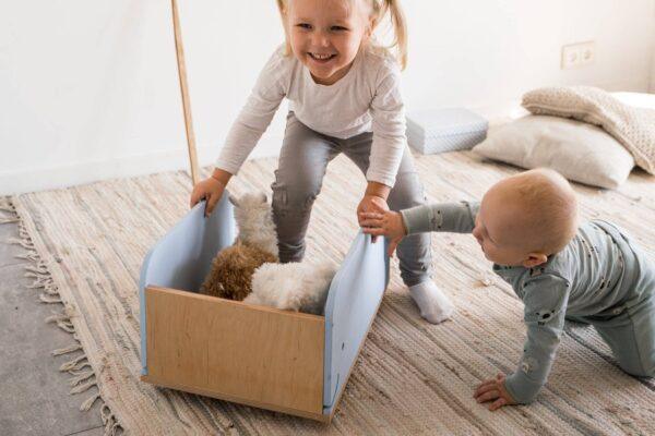 Spielzeug-Aufbewahrungsbox auf Rollen - Wal